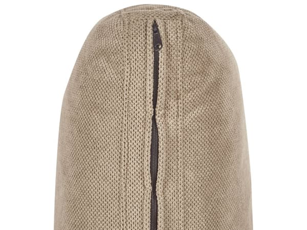 Sjeselong Brun Polyesterstoff Armlener Pute Skjult oppbevaringsrom Moderne design Stue Modulsofa