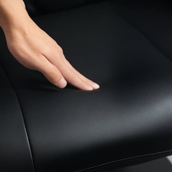 Rootz verkställande ordförande med avföring - Recliner - Swivel Chair - 130 ° Justerbart ryggstöd - 70x79x105cm - Ren lyx