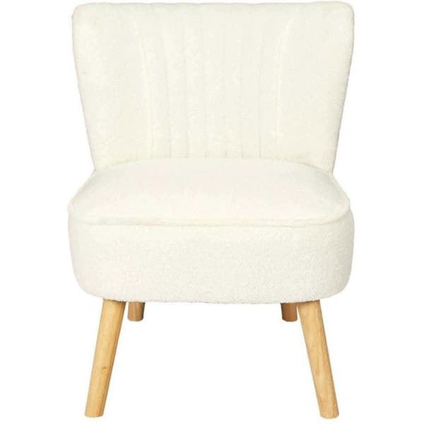 Skandinavisk Design Fåtölj "erika" 72cm Vit - Paris Prix