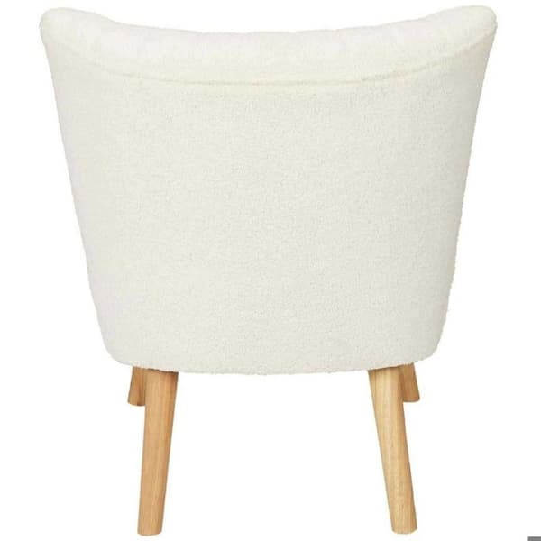Skandinavisk Design Fåtölj "erika" 72cm Vit - Paris Prix