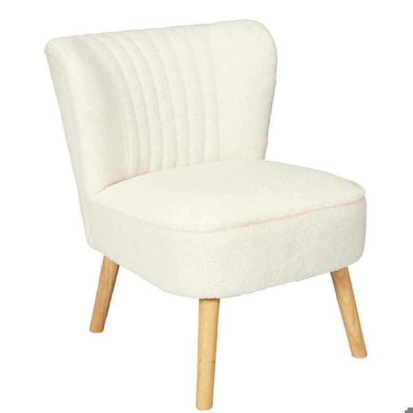 Skandinavisk Design Fåtölj "erika" 72cm Vit - Paris Prix