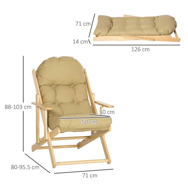 Rootz Accent -tuoli - Rentoudu tuoli - verhoiltu nojatuoli - Säädettävä mukavuus - 71x89x96 cm - taitettava muotoilu