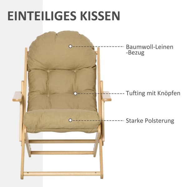 Rootz Accent -tuoli - Rentoudu tuoli - verhoiltu nojatuoli - Säädettävä mukavuus - 71x89x96 cm - taitettava muotoilu