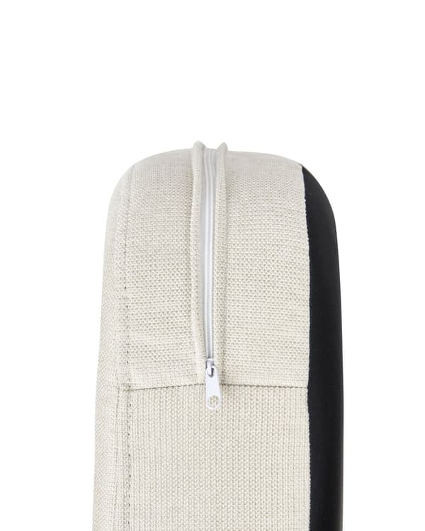 Lenestol Lys beige Polyesterstoff Svingbar Vannavvisende Retro og minimalistisk stil Stue Hvilestol