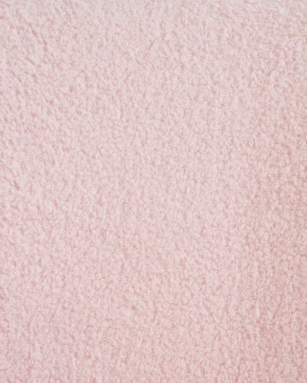 Lænestol Pink Boucle Stuestol med Armlæn til Stuen Bred Hvilestol Polstret Design Møbel Stol