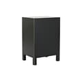 Miniatyrbilde 2 av 6: Nattbord DKD Home Decor Hvit Svart Gyllen Gran Tre MDF 45 x 36 x 66 cm