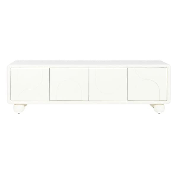 TV-möbler DKD Home Decor Vit Trä MDF 160 x 37 x 50 cm