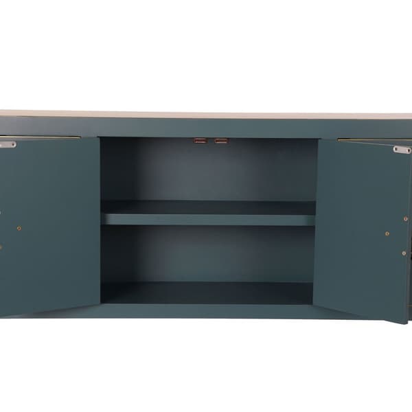 møbler DKD Home Decor Gran Mørkeblå Træ MDF 130 x 24 x 51 cm