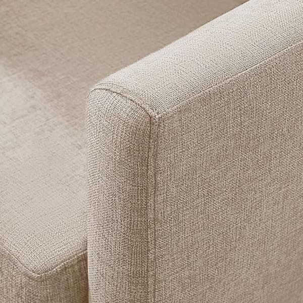 Nojatuoli, lepotuoli, televisiotuoli, lounge-tuoli, Vasagle, 69x68,5x77 cm, harmaa, beige.