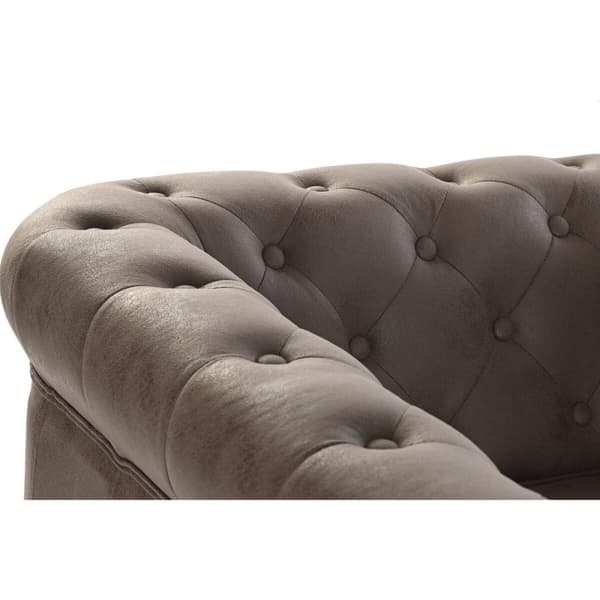 Lænestol DKD Home Decor 80 x 80 x 70 cm Træ Mørkebrun