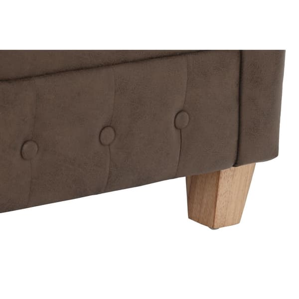 Lænestol DKD Home Decor 80 x 80 x 70 cm Træ Mørkebrun