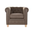 Miniatyrbillede 2 af 6: Lænestol DKD Home Decor 80 x 80 x 70 cm Træ Mørkebrun