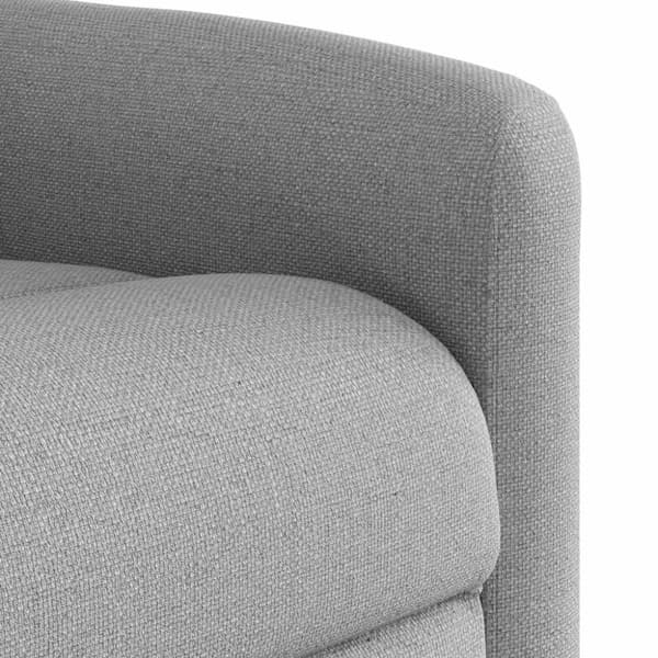 Elektrisk reclinerfåtölj molngrå tyg
