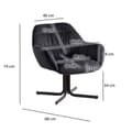 Miniatyrbild 4 av 6: Rootz Cozy Lounge Chair - Modern F.