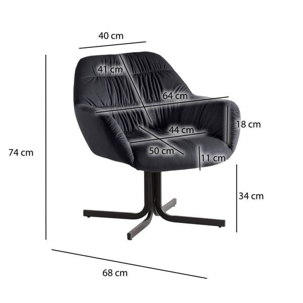 Rootz Cozy Lounge Chair - Modern F.