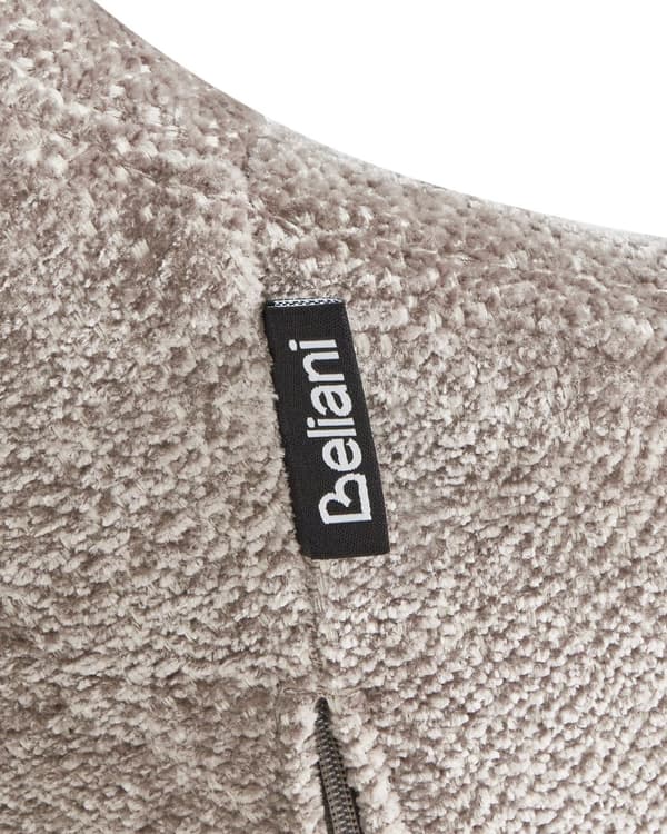 Gyngestol Taupe Stoff Ben i metall Meier i tre Moderne design Stue Hvilestol