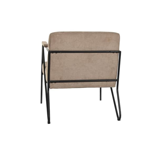 Nojatuoli DKD Home Decor Ruskea Musta 64 x 69,5 x 76 cm 66 x 69,5 x 78 cm