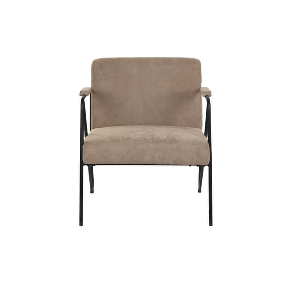 Nojatuoli DKD Home Decor Ruskea Musta 64 x 69,5 x 76 cm 66 x 69,5 x 78 cm