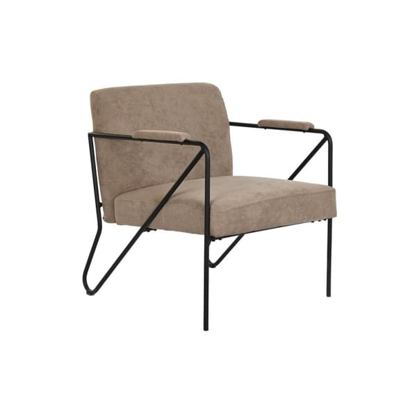 Lenestol DKD Home Decor Brun Svart 64 x 69,5 x 76 cm 66 x 69,5 x 78 cm