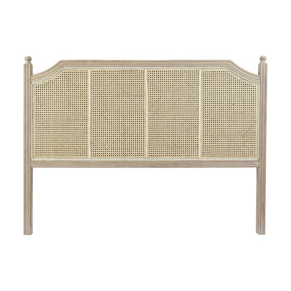 Päätylevy DKD Home Decor Luonnollinen Kumipuu 160 x 6 x 120 cm