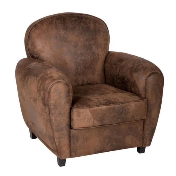 Fauteuil club - ATMOSPHERA - Stanis - Brun - Vintage - 1 plats - Avkoppling