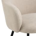 Miniatyrbilde 4 av 6: Spencer lenestol loungestol stoff beige.