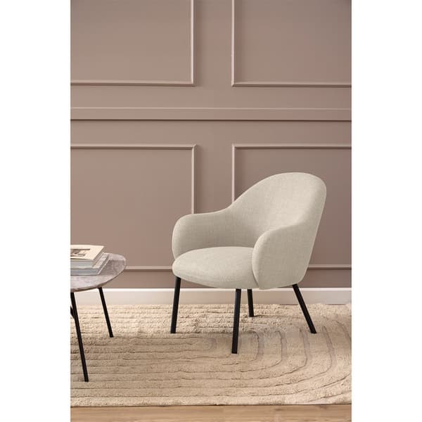 Spencer lenestol loungestol stoff beige.