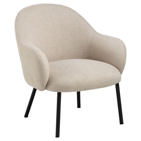 Spencer lenestol loungestol stoff beige.