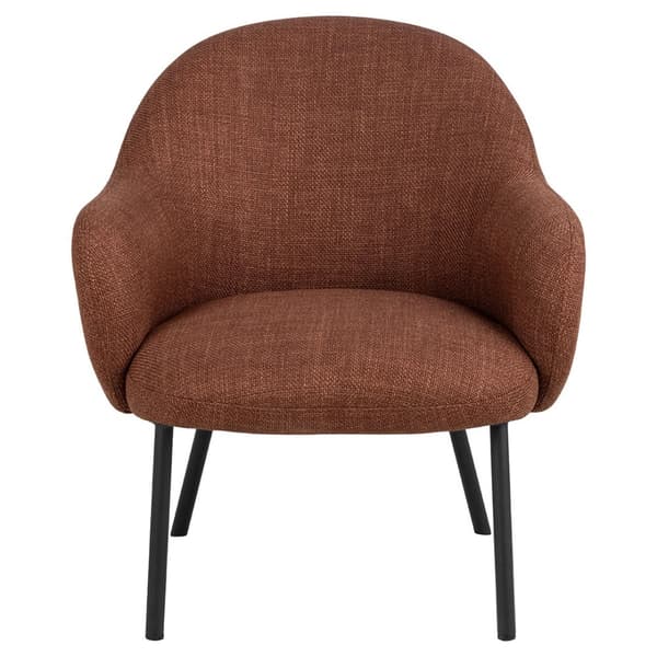 Spencer lenestol loungestol stoff oransje.