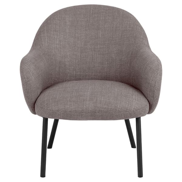Spencer lenestol loungestol stoff lys gråbrun.