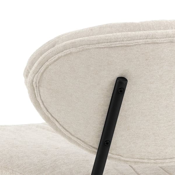 Burma lenestol loungestol stoff beige.