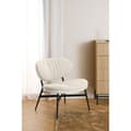 Miniatyrbilde 7 av 7: Burma lenestol loungestol stoff beige.