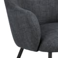 Miniatyrbild 2 av 6: Spencer fåtölj loungestol tyg grå.