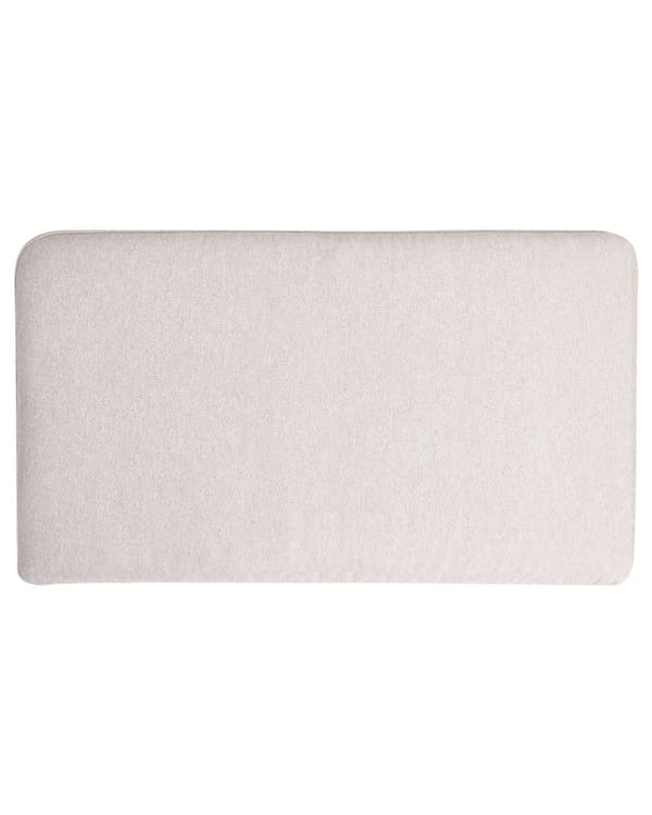 Lenestol Lys beige Polyester Metallben Vannavvisende stoff Minimalistisk og moderne stil Hvilestol Stue