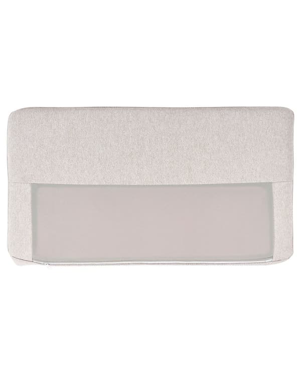 Lenestol Lys beige Polyester Metallben Vannavvisende stoff Minimalistisk og moderne stil Hvilestol Stue