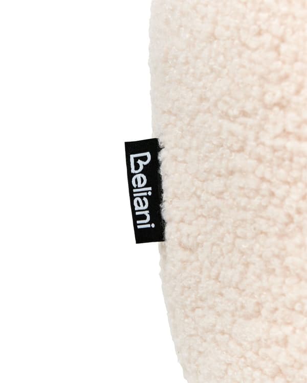 Lenestol for barn Off-white Bouclé Formet som en katt Lavt sete Armlener Barnerom Barnestol