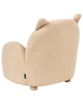 Miniatyrbillede 5 af 10: Børnelænestol kat knækket beige polstret til børneværelse lænestol