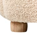 Miniatyrbillede 8 af 10: Børnelænestol kat knækket beige polstret til børneværelse lænestol