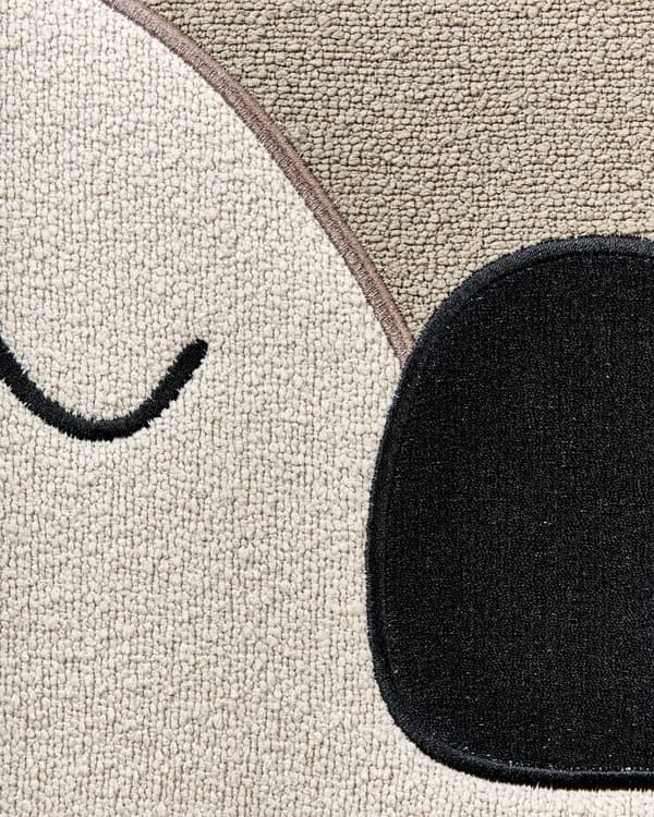 Børnelænestol Koala Beige Polstring Lav Børnestol Koala Form