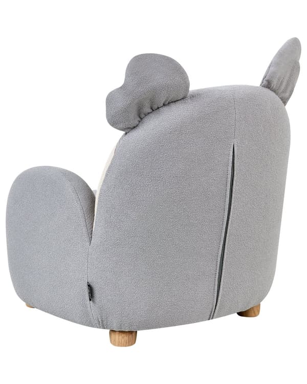 Børnelænestol Koala Grå Polstring Lav Børnestol Koala Form