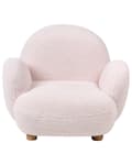 Miniatyrbillede 5 af 10: Beige boucle-gyngestol til børn til indretning