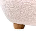 Miniatyrbillede 9 af 10: Beige boucle-gyngestol til børn til indretning