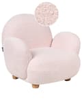 Miniatyrbillede 1 af 10: Beige boucle-gyngestol til børn til indretning