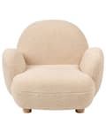 Miniatyrbillede 5 af 10: Beige boucle-gyngestol til børn til indretning