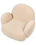 Miniatyrbillede 7 af 10: Beige boucle-gyngestol til børn til indretning