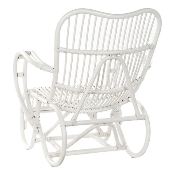 Gyngestol DKD Home Decor Hvid 75 x 85 x 85 cm