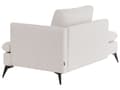 Miniatyrbilde 6 av 11: Sjeselong Lys Beige Høyrevendt Polyester Stofftrekk med Dekorativ Pute Metall Ben Moderne Design Stue