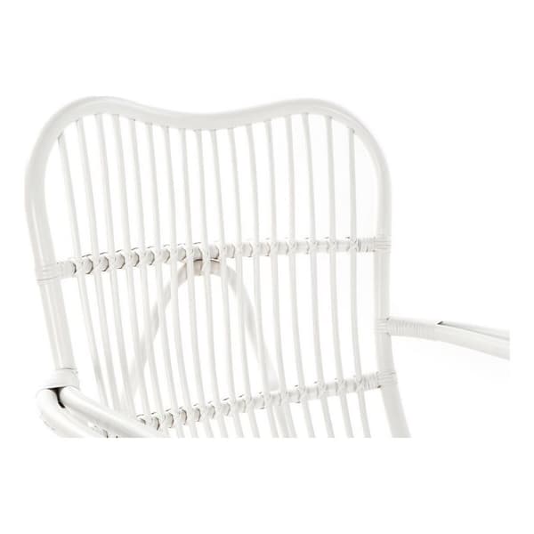 Gyngestol DKD Home Decor Hvid 75 x 85 x 85 cm