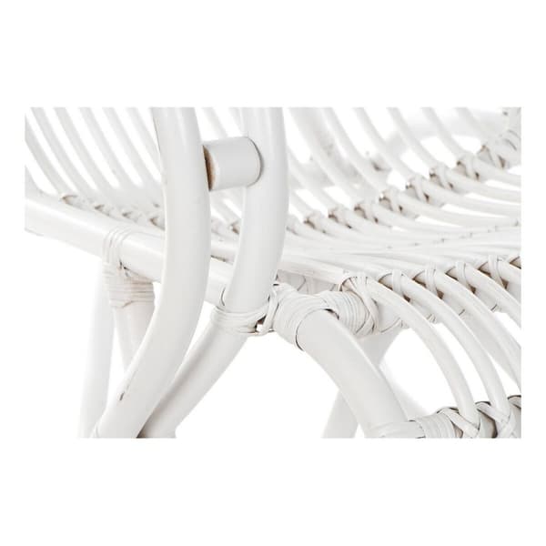 Gyngestol DKD Home Decor Hvid 75 x 85 x 85 cm