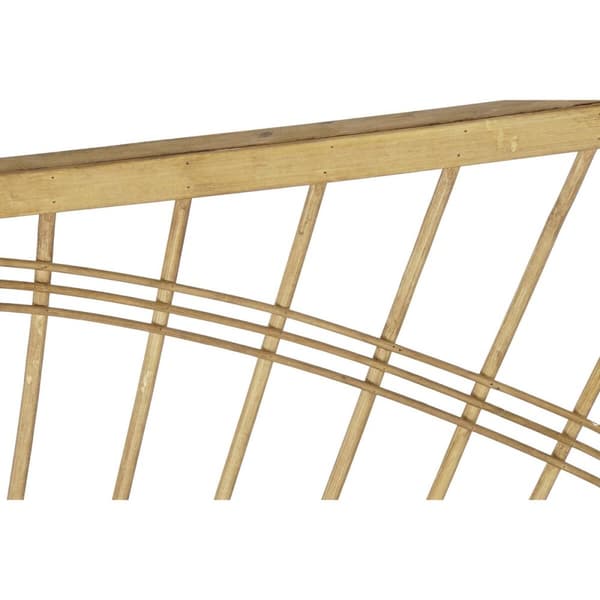 Sänggavel DKD Home Decor Brun Rattan (160 x 3 x 80 cm)